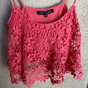 Adorable Crochet Crop-Top (NWT)